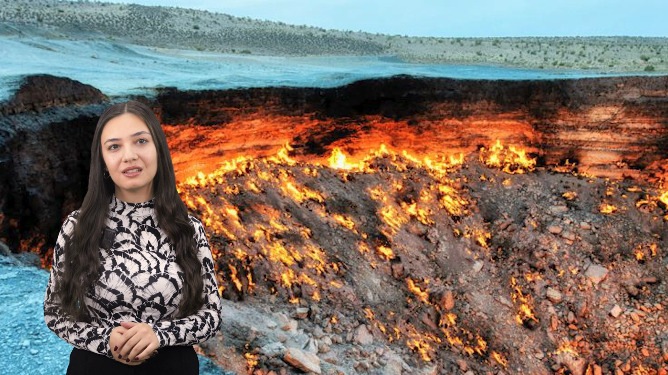 Doğalgaz araması yaparken yanlışlıkla açtıkları gaz krateri, alev çukuruna nasıl dönüştü❓